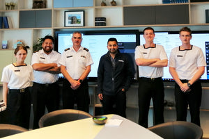 RNZN personnel undergo training on Inmarsat and Furuno equipment.